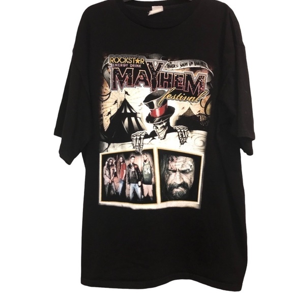 Mayhem Maddness 2010 Graphic Tee Shirt - Picture 1 of 6